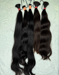 Coletas de cabello virgen